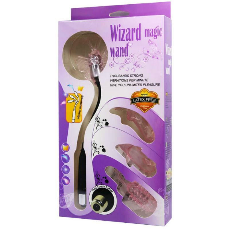 BAILE – STIMULATEUR DE BAGUETTE MAGIQUE WIZARD AVEC VIBRATION