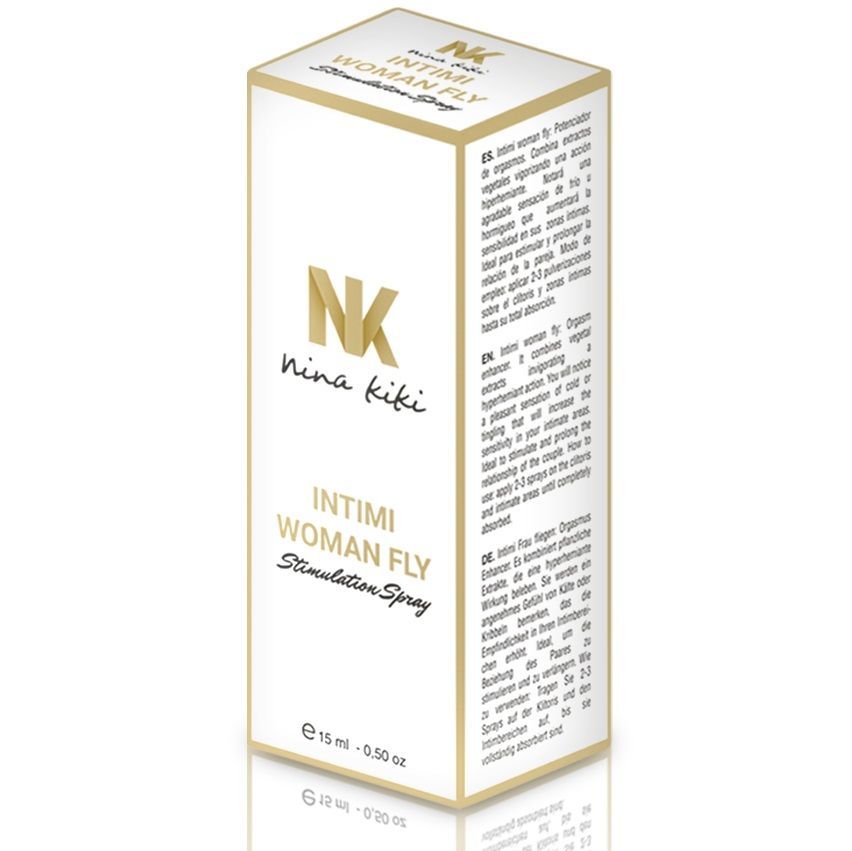 NINA KIKÍ – INTIMI WOMANFLY AMÉLIORANT LORGASME FÉMININ 5 + 1 GRATUIT