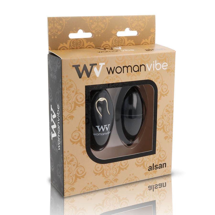 WOMANVIBE – ALSAN EGG TELECOMMANDE NOIR SILICONE NOIR