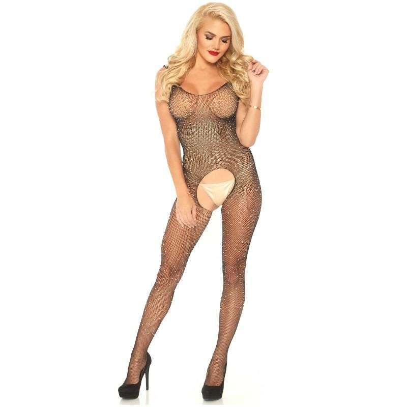 LEG AVENUE – BODYSTOCKING RÉSILLE TAILLE UNIQUE