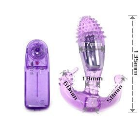 BAILE – STIMULATEUR VAGINAL ET ANAL LILAS AVEC VIBRATION