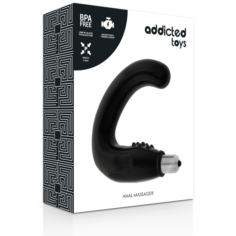 ADDICTED TOYS – MASSEUR ANAL NOIR