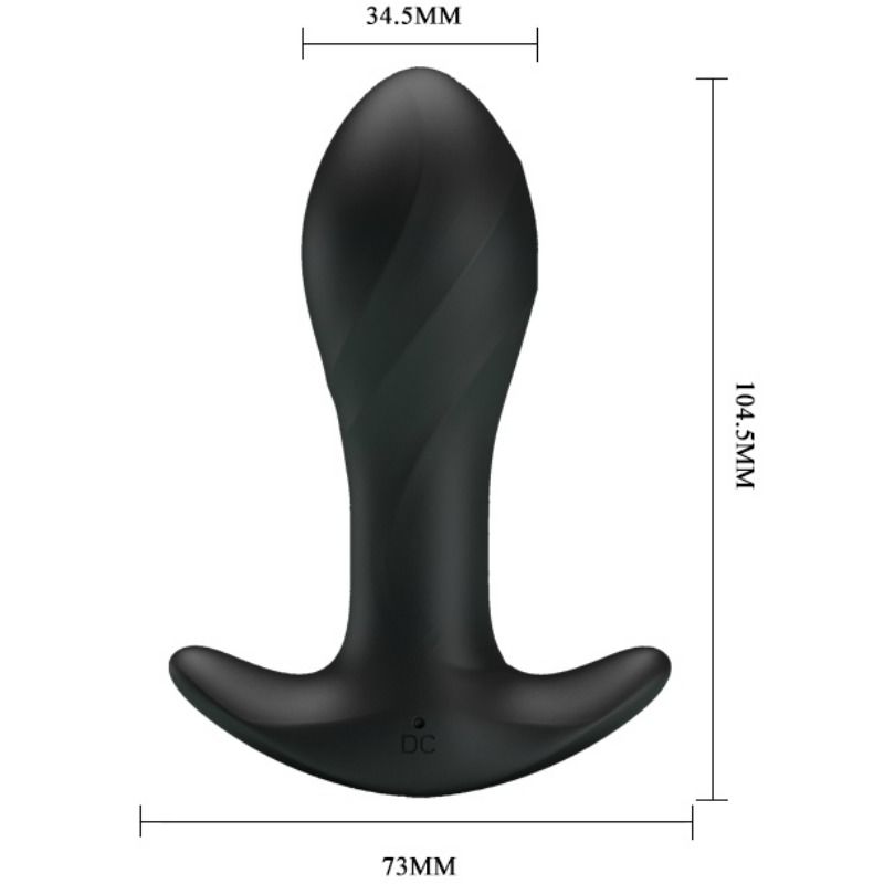 PRETTY LOVE – VIBRATEUR ANAL NOIR