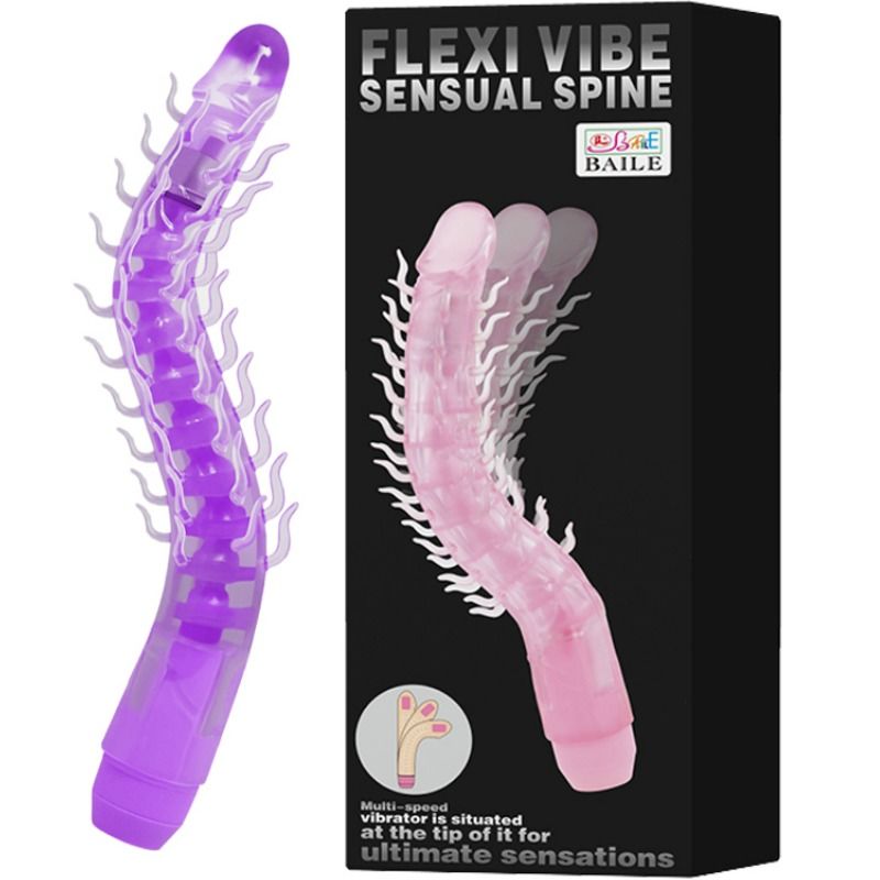 BAILE – FLEXI VIBE SENSUAL SPINE GODE VIBRANT PLIABLE LILAS 23.5 CM