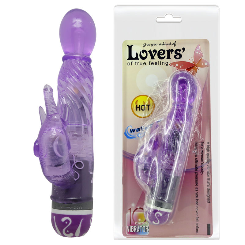 BAILE – VIBRATEUR  VITESSES MULTIPLES AVEC STIMULATEUR LILAS