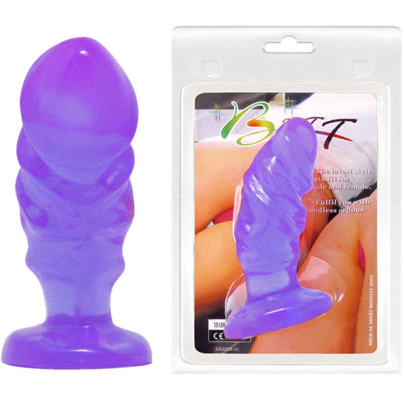 BAILE – PLUG ANAL UNISEXE AVEC VENTOUSE LILAS