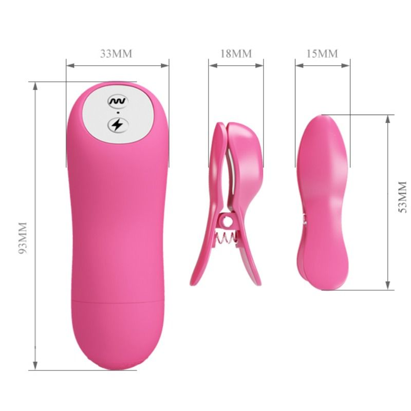 BAILE – PIZZAS ONDES ROMANTIQUES AVEC VIBRATION ET ÉLECTROCHOC FUCHSIA