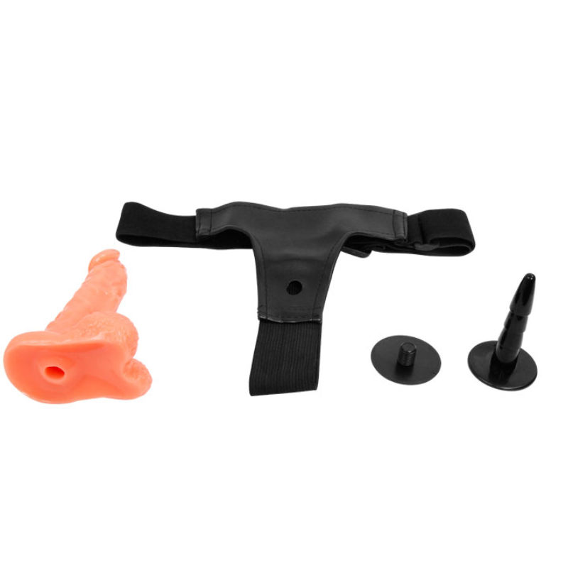 BAILE – HARNAIS AVEC PÉNIS RÉALISTE ET CULOTTE RÉGLABLE ULTRA PASSIONNÉE 15.5 CM