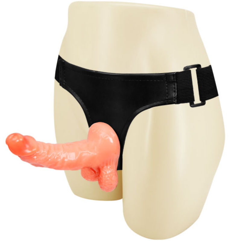 BAILE – HARNAIS AVEC PÉNIS RÉALISTE ET CULOTTE RÉGLABLE ULTRA PASSIONNÉE 15.5 CM