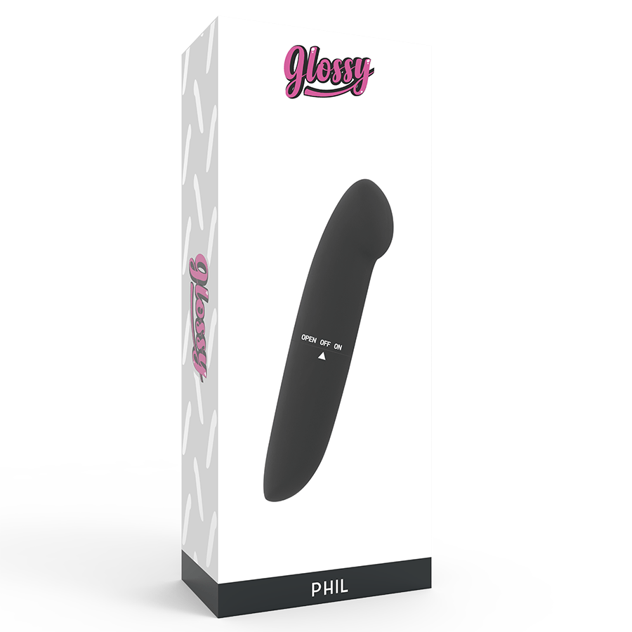 GLOSSY – VIBRATEUR PHIL NOIR