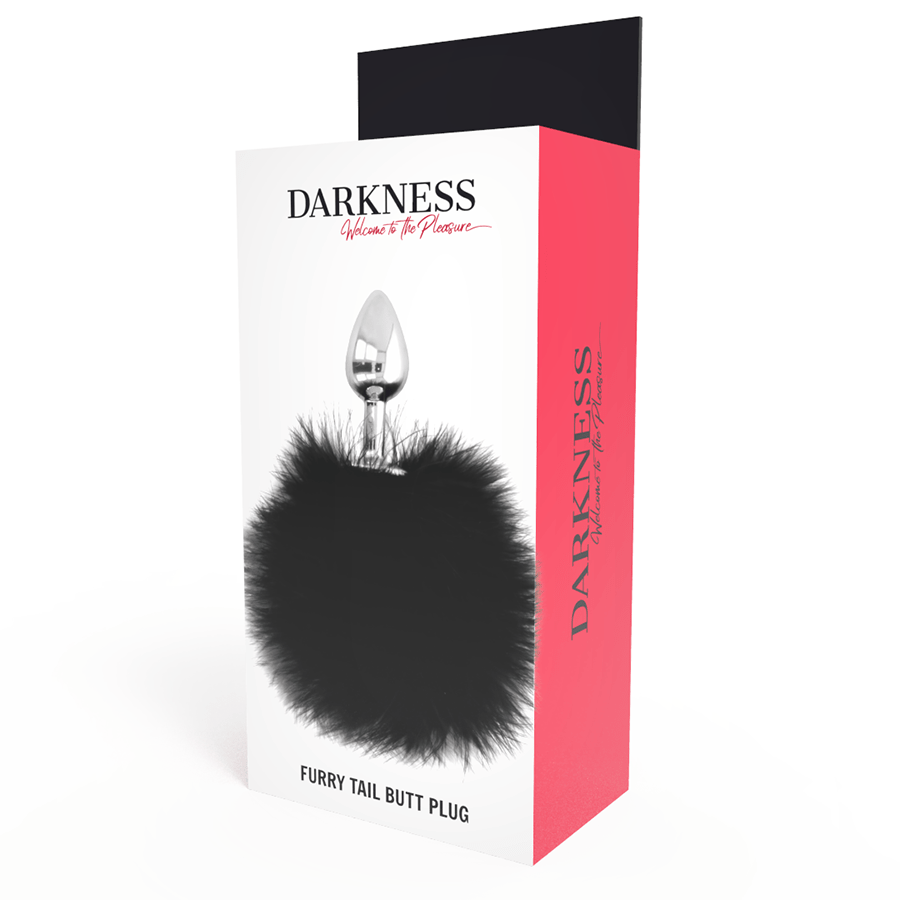 DARKNESS – BOUCHON EXTRA ANAL AVEC QUEUE NOIR 7 CM