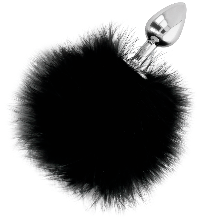 DARKNESS – BOUCHON EXTRA ANAL AVEC QUEUE NOIR 7 CM