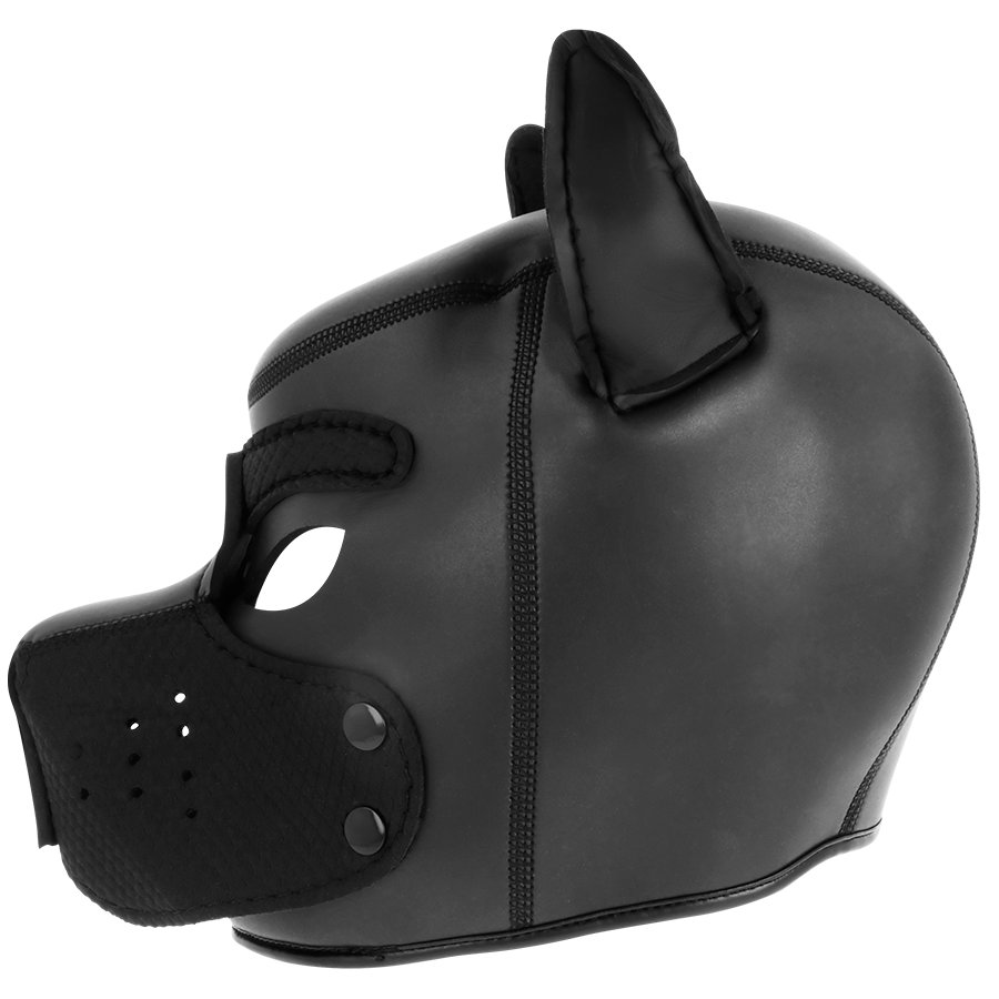 DARKNESS – MASQUE POUR CHIEN EN NÉOPRÈNE AVEC MUSEAU AMOVIBLE M