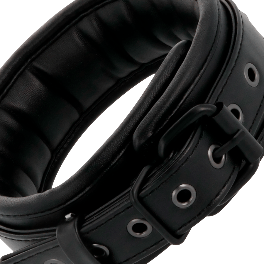 DARKNESS – COLLIER NOIR AVEC CHAÎNE