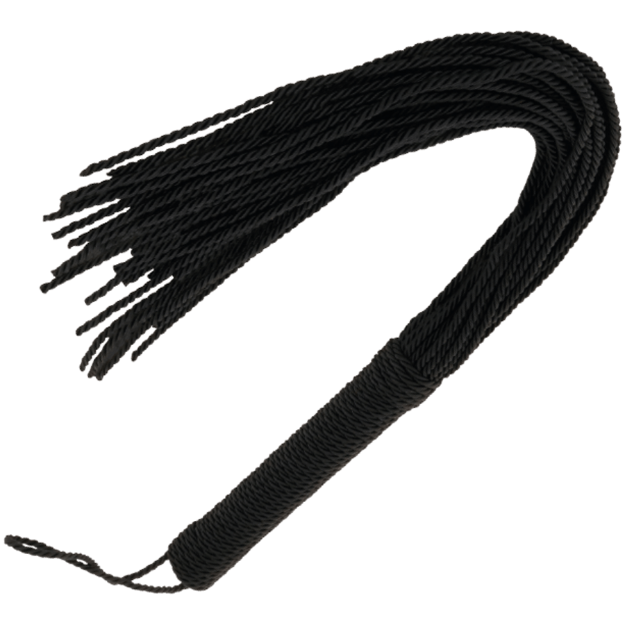 DARKNESS – FOUET DE BONDAGE NOIR 50CM