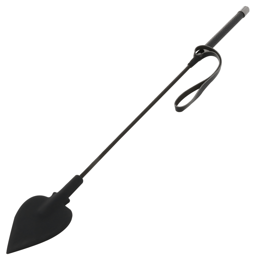 DARKNESS – FOUET EN SILICONE NOIR 60CM
