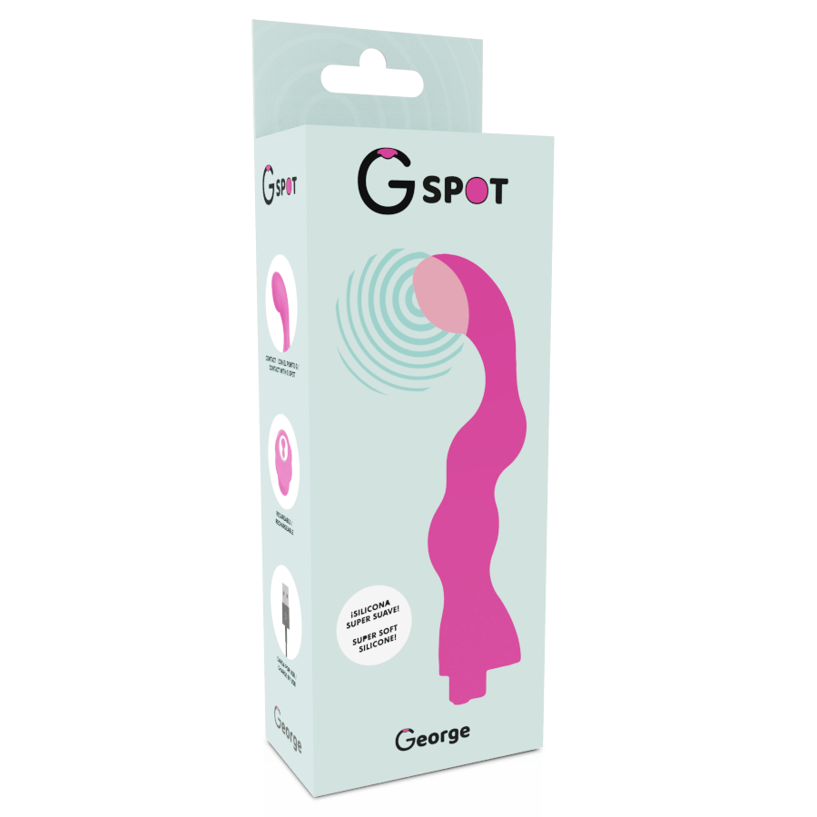 G-SPOT – GEORGE G-SPOT VIBRATEUR GOMME ROSE