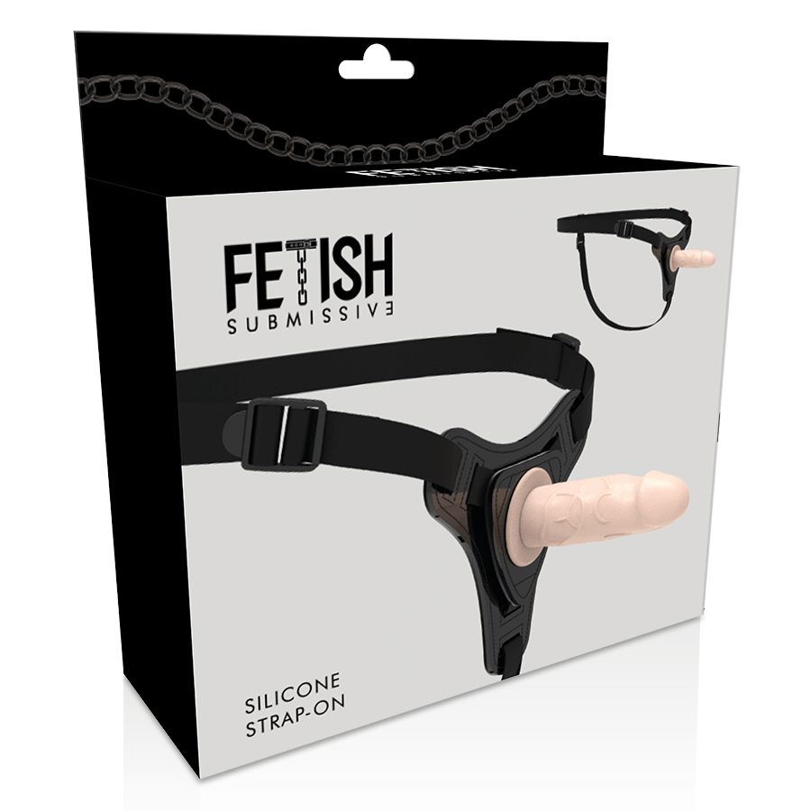 FETISH SUBMISSIVE HARNESS – SILICONE CHAIR RÉALISTE 12,5 CM