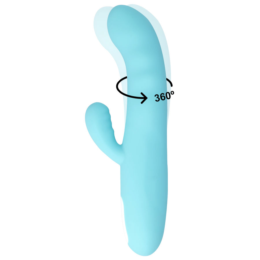 MIA – VIBRATEUR ROTATIF EIFFEL TURQUOISE BLEU