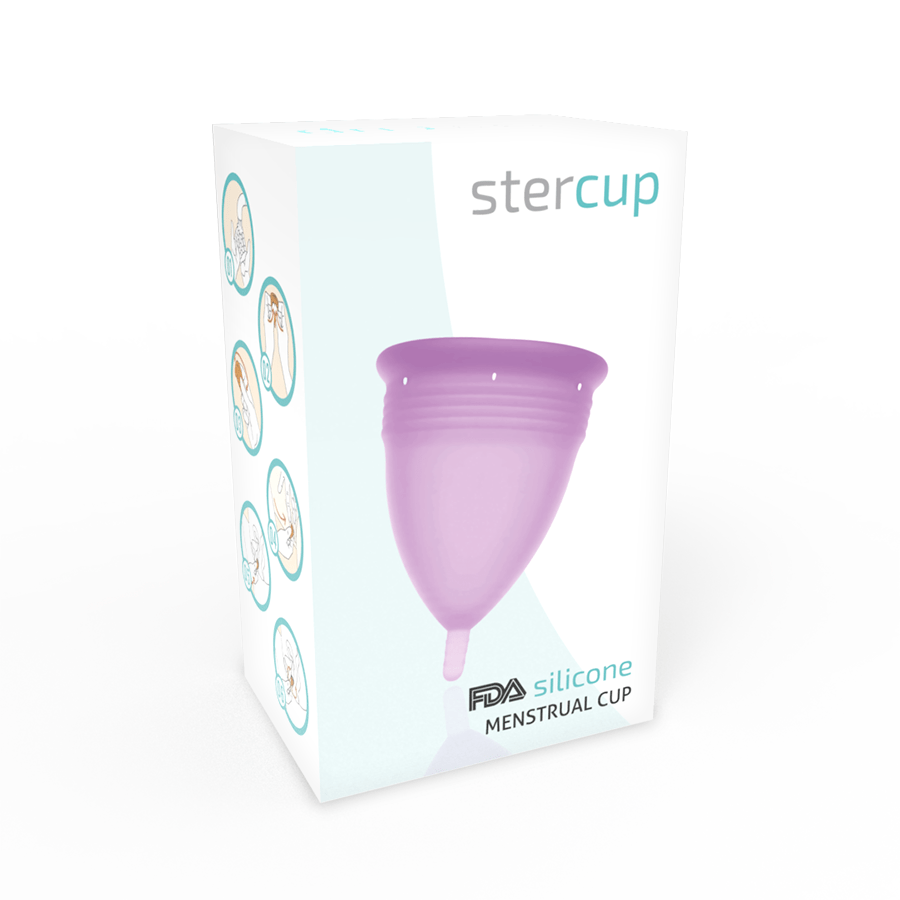 STERCUP – COUPE MENSTRUELLE EN SILICONE FDA LILAS – TAILLE S