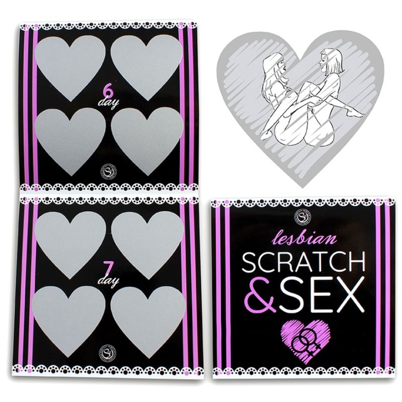 SECRETPLAY – JEU DE SCRATCH ET DE SEXE POUR COUPLES POSITIONS LESBIENNES (ES/EN/FR/PT/DE)