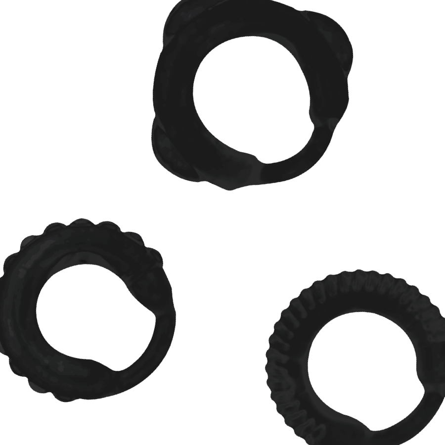 ADDICTED TOYS – ENSEMBLE C-RING NOIR