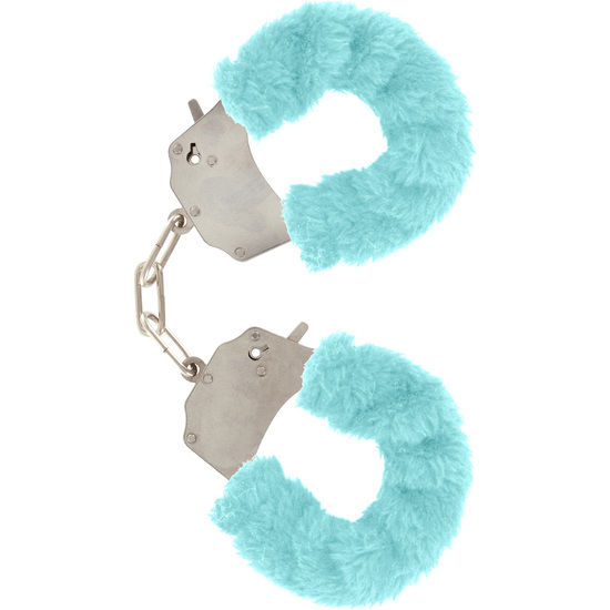 TOYJOY – MANCHETTES FURRY FUN BONDAGE BLEU