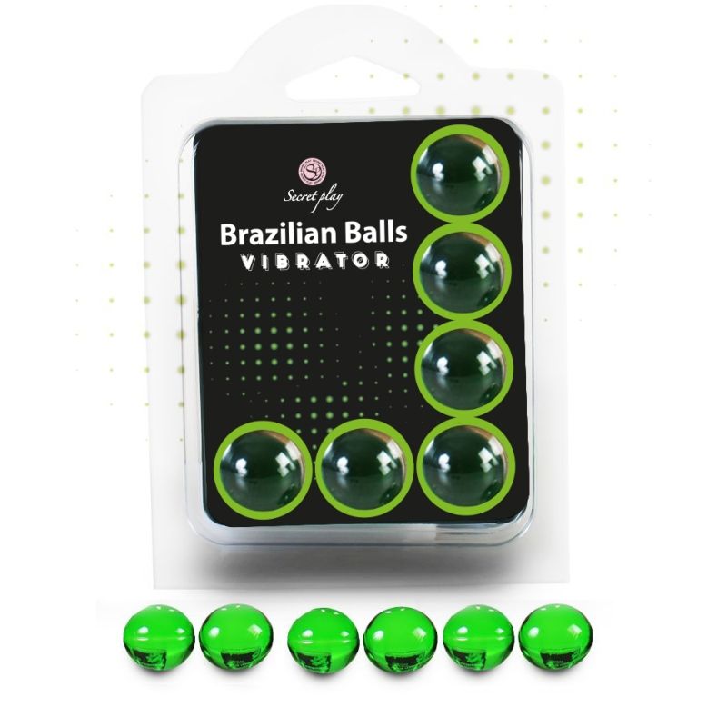 SECRETPLAY – SET 6 BOULES BRÉSILIENNES VIBRATEUR