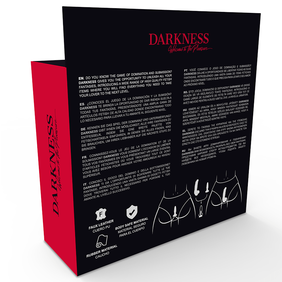 DARKNESS – CULOTTE AVEC PLUG ET GODE INTERCHANGEABLE