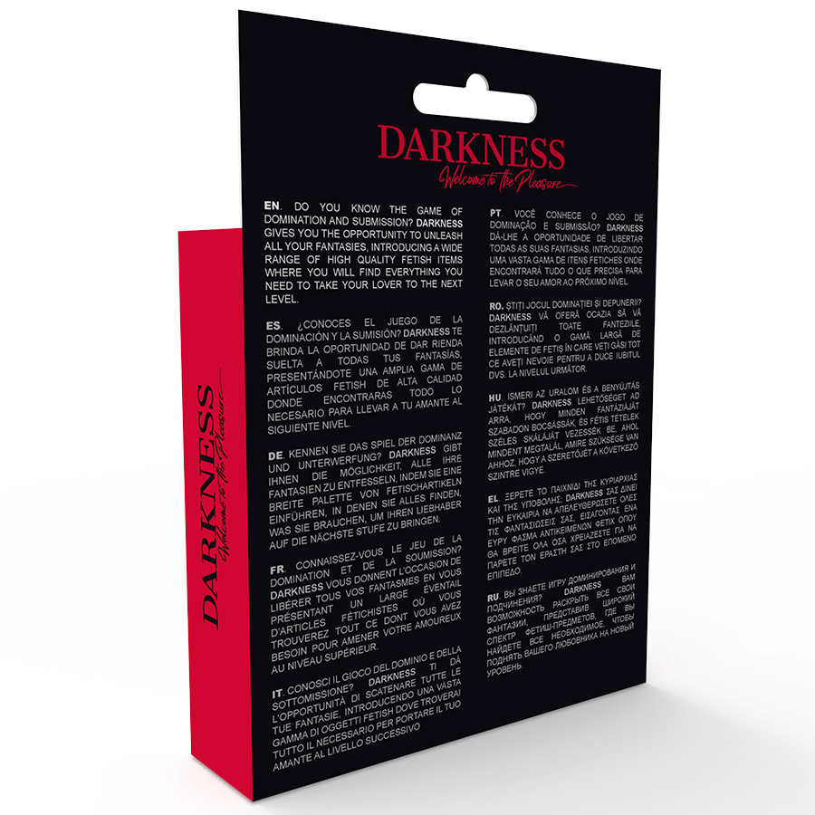 DARKNESS – HARNAIS AVEC TROU TAILLE UNIQUE