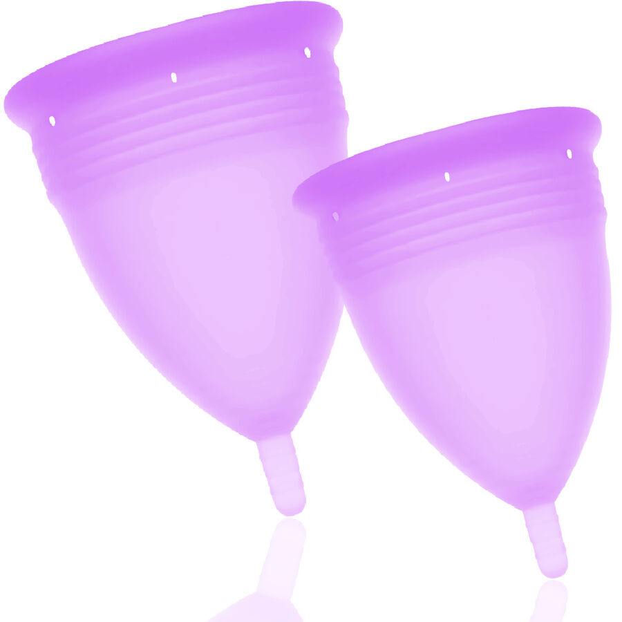 STERCUP – COUPE MENSTRUELLE EN SILICONE FDA TAILLE S + L LILAS