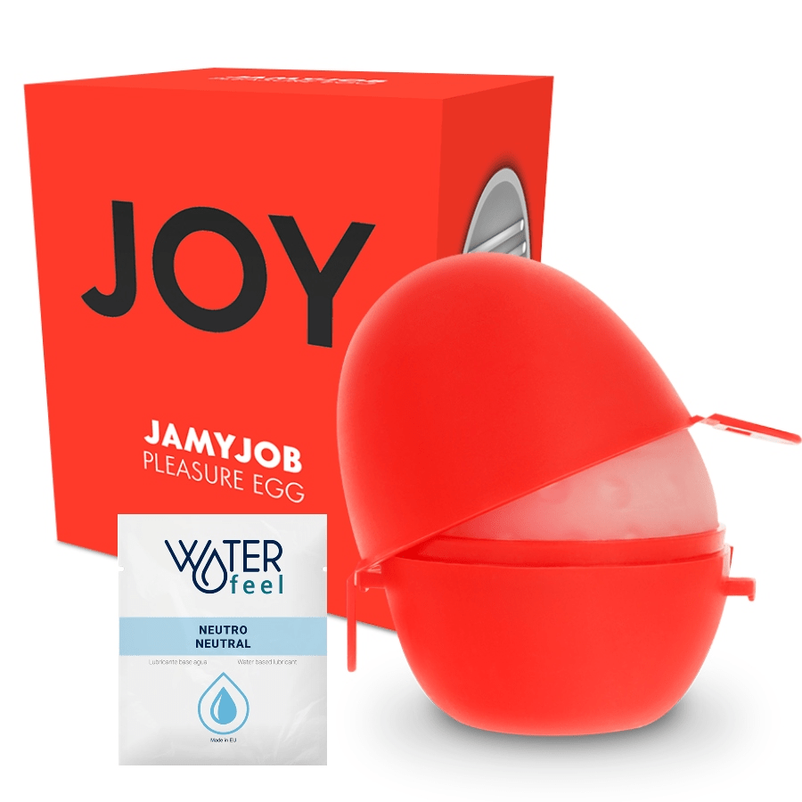 JAMYJOB – EGG MASTURBATEUR ROUGE VERSION DISCRETT