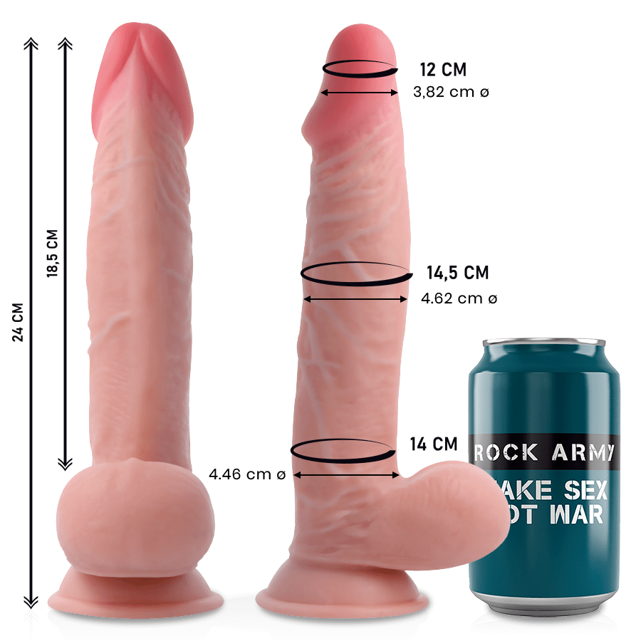 ROCKARMY – SHERMAN ROCKARMY DOUBLE DENSITÉ 24 CM -O- 4.62 CM