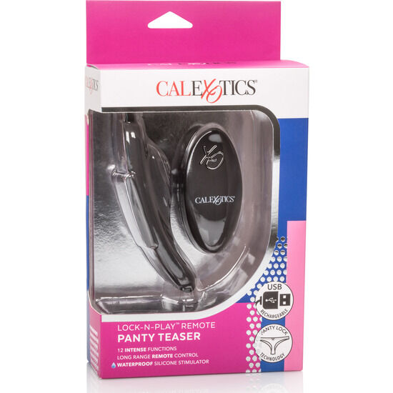 CALEXOTICS – XO REMOTE LOCK N PLAY PANTY TEASER