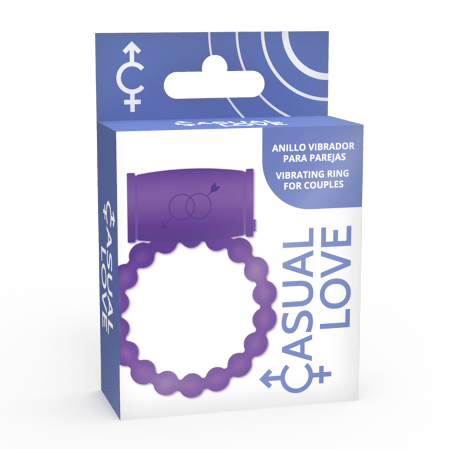 CASUAL LOVE – ANNEAU VIBRATEUR COUPLE 25 VIOLET