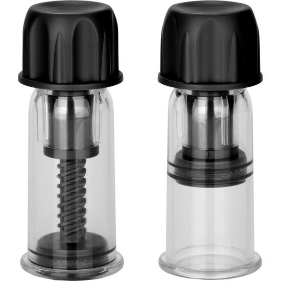 CALEXOTICS – VENTOUSES COLT AVEC ONDES STIMULANTES POUR LE TÉTON, NOIRES