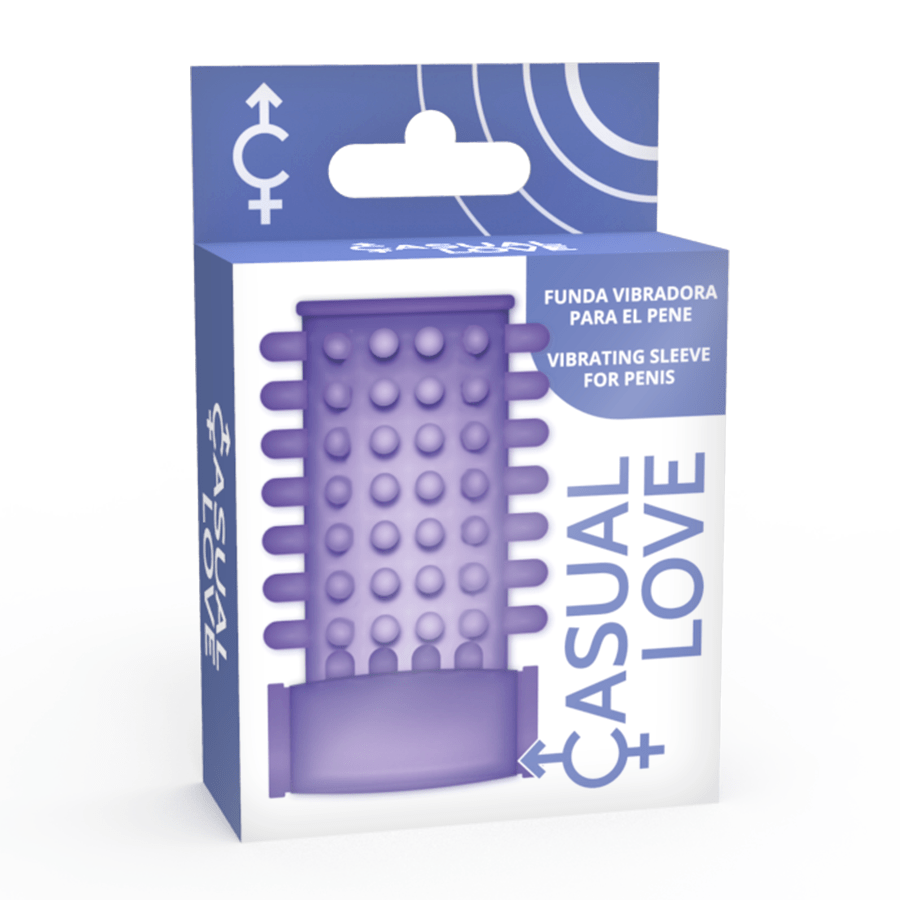 CASUAL LOVE – COUVERCLE DE PÉNIS DE VIBRATEUR LILAS