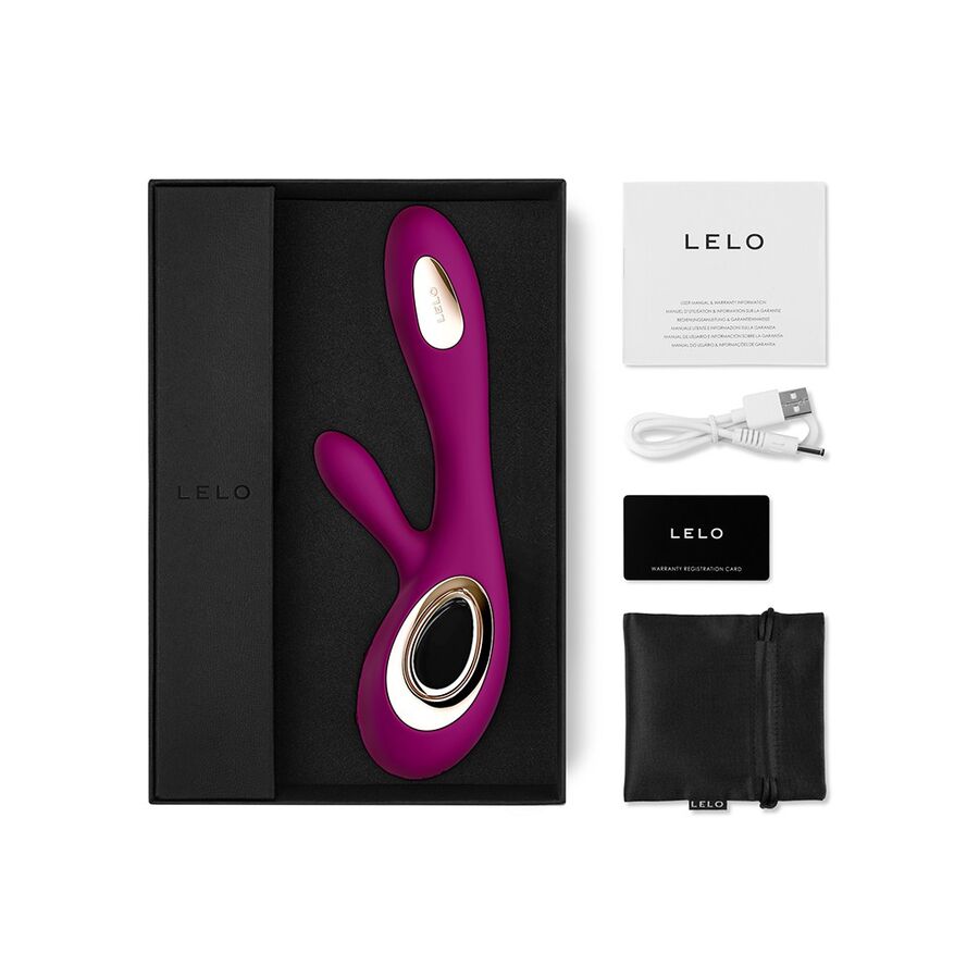 LELO – SORAYA WAVE VIBRATEUR LAPIN DEEP ROSE