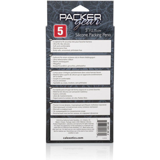 CALEXOTICS – EMBALLAGE SILICONE PÉNIS 12.75 CM