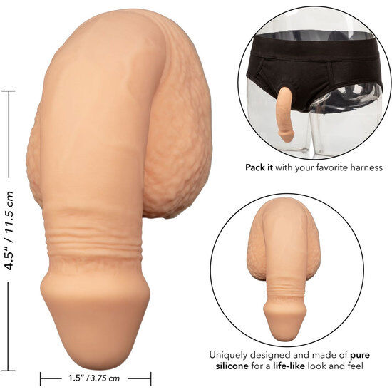 CALEXOTICS – EMBALLAGE SILICONE PÉNIS 12.75 CM CHAIR