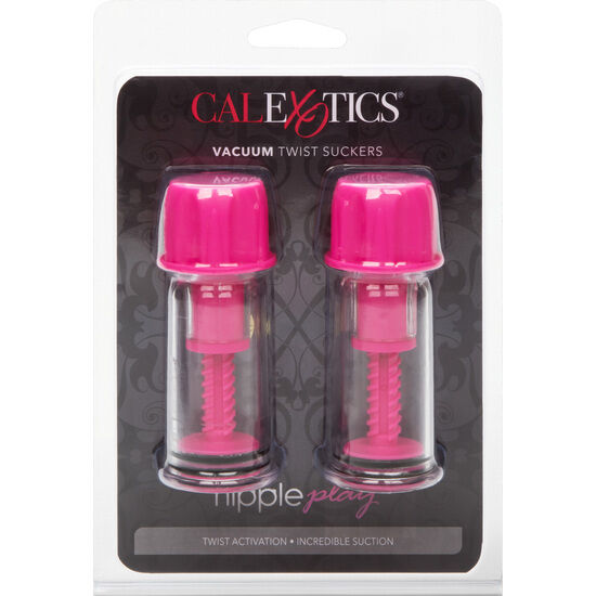 CALEXOTICS – VAGUE STIMULANTE POUR TÉTONS ROSE À TORSION SOUS VIDE