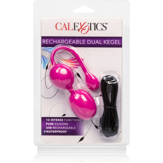 CALEXOTICS – RECHARGEABLE DOUBLE KEGEL ROSE