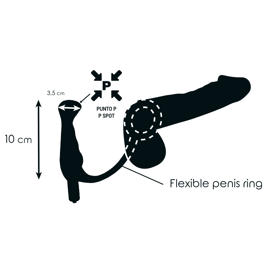 ADDICTED TOYS – VIBRATEUR PROST TICO NOIR 10 CM