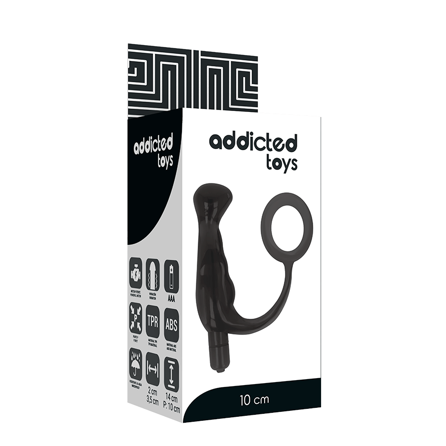 ADDICTED TOYS – VIBRATEUR PROST TICO NOIR 10 CM