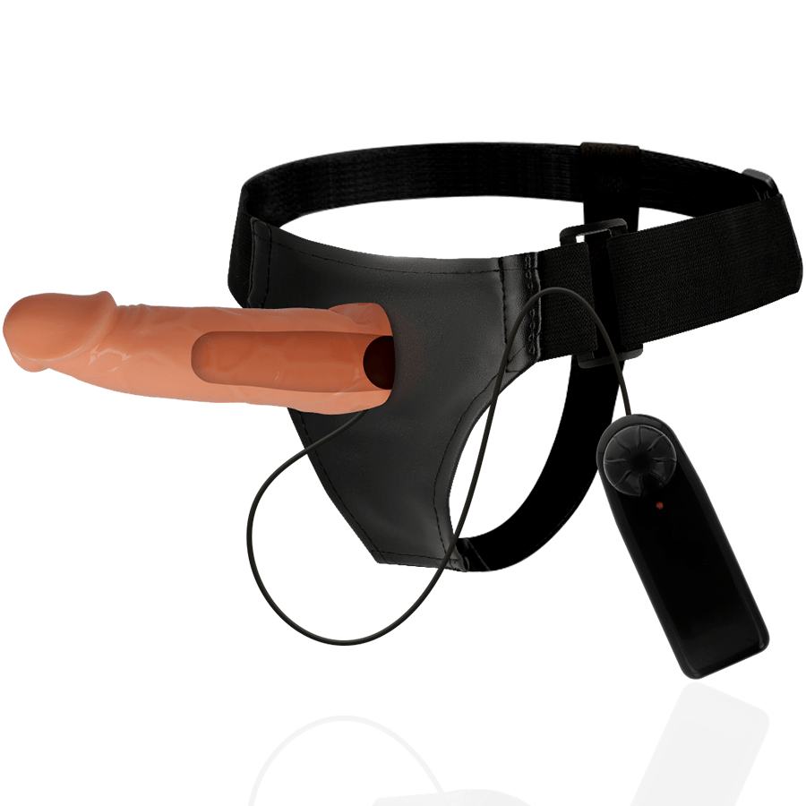 HARNESS ATTRACTION – WILLIAN HOLLOW RNES AVEC VIBRATEUR 17 CM -O- 4.5 CM