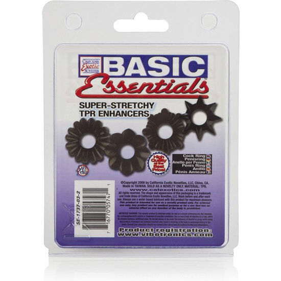 CALEXOTICS – PAQUET DE 4 ESSENTIELS DE BASE