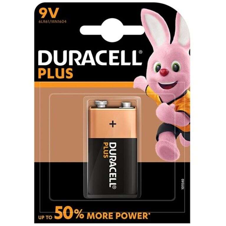 DURACELL – BATTERIE PLUS POWER 9V LR61 1UNIT?