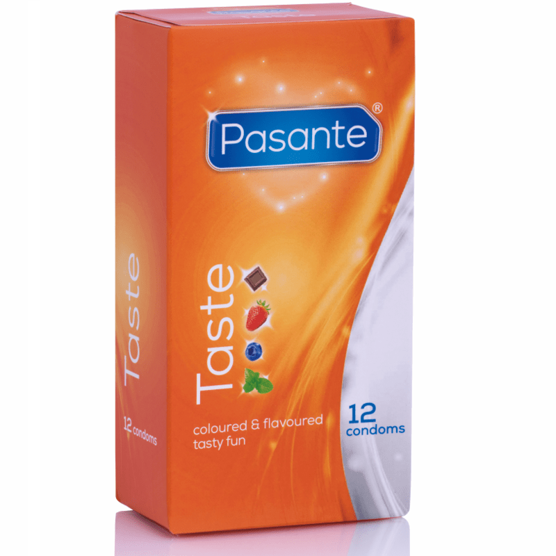PASANTE – PAR PRÉSERVATIFS SAVEURS 12 UNITÉS