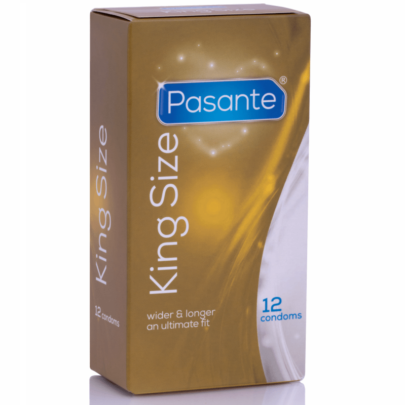 PASANTE – LES PRÉSERVATIFS KING MS LONG ET LARGEUR 12 UNITÉS