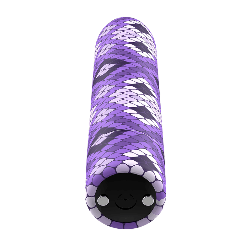 CUSTOM BULLETS – RECHARGEABLE SNAKE PURPLE MAGNETIC BULLET 10V